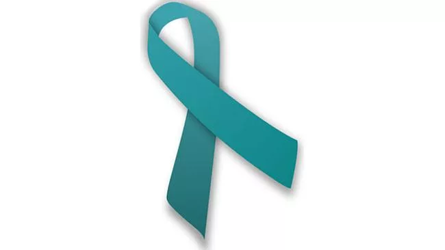 Cervical screening ribbon, cervical cancer awareness