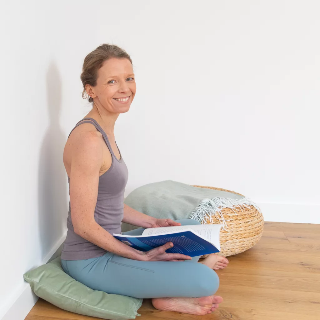 yoga for menopause teacher Dr Sam Morgan 