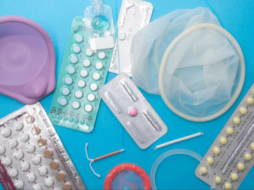 hormone blood tests can be used to assess when to stop using contraception
